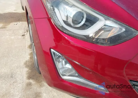 2016 Hyundai Elantra Limited из США, поврежденный, VIN 5NPDH4AE3GH773926